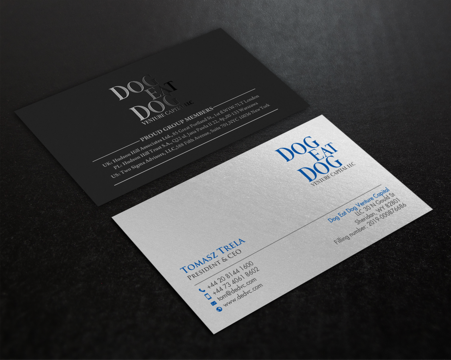 Business Card Design by chandrayaan.creative for Two Sigma Advisors LLC | Design #22631881