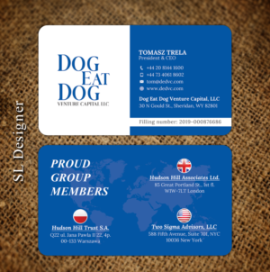 Business Card Design by SL Designer for Two Sigma Advisors LLC | Design: #22627651