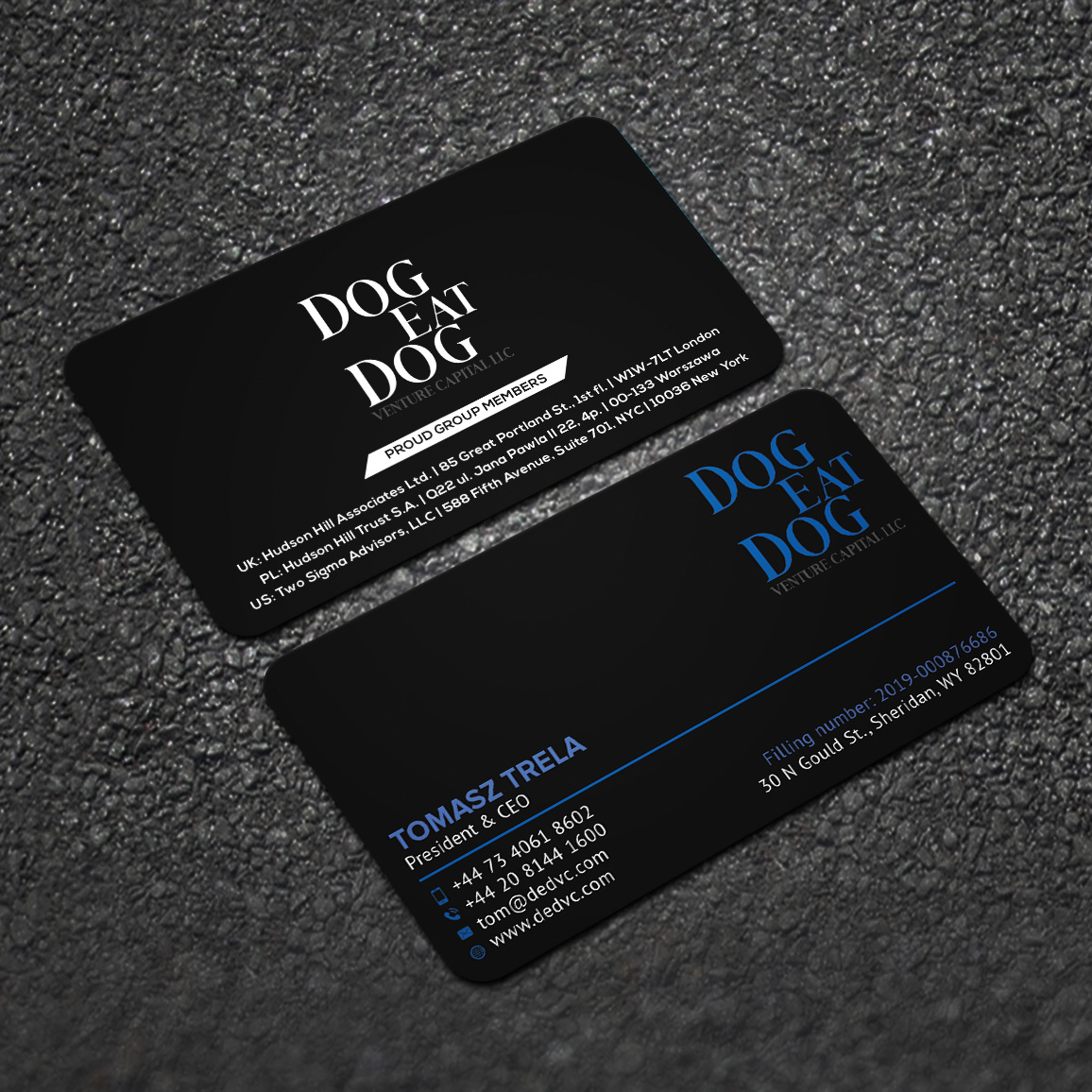 Business Card Design by Sujan4art for Two Sigma Advisors LLC | Design #22629874