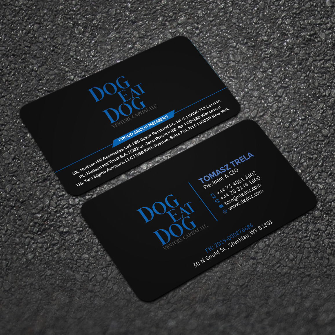 Business Card Design by Sujan4art for Two Sigma Advisors LLC | Design #22629876