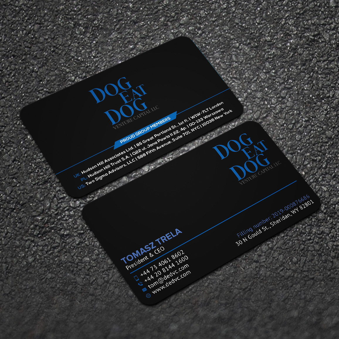 Business Card Design by Sujan4art for Two Sigma Advisors LLC | Design #22629878
