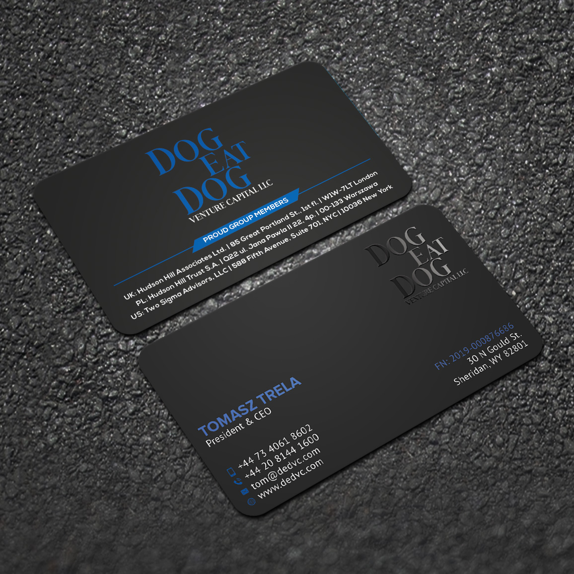 Business Card Design by Sujan4art for Two Sigma Advisors LLC | Design #22629884
