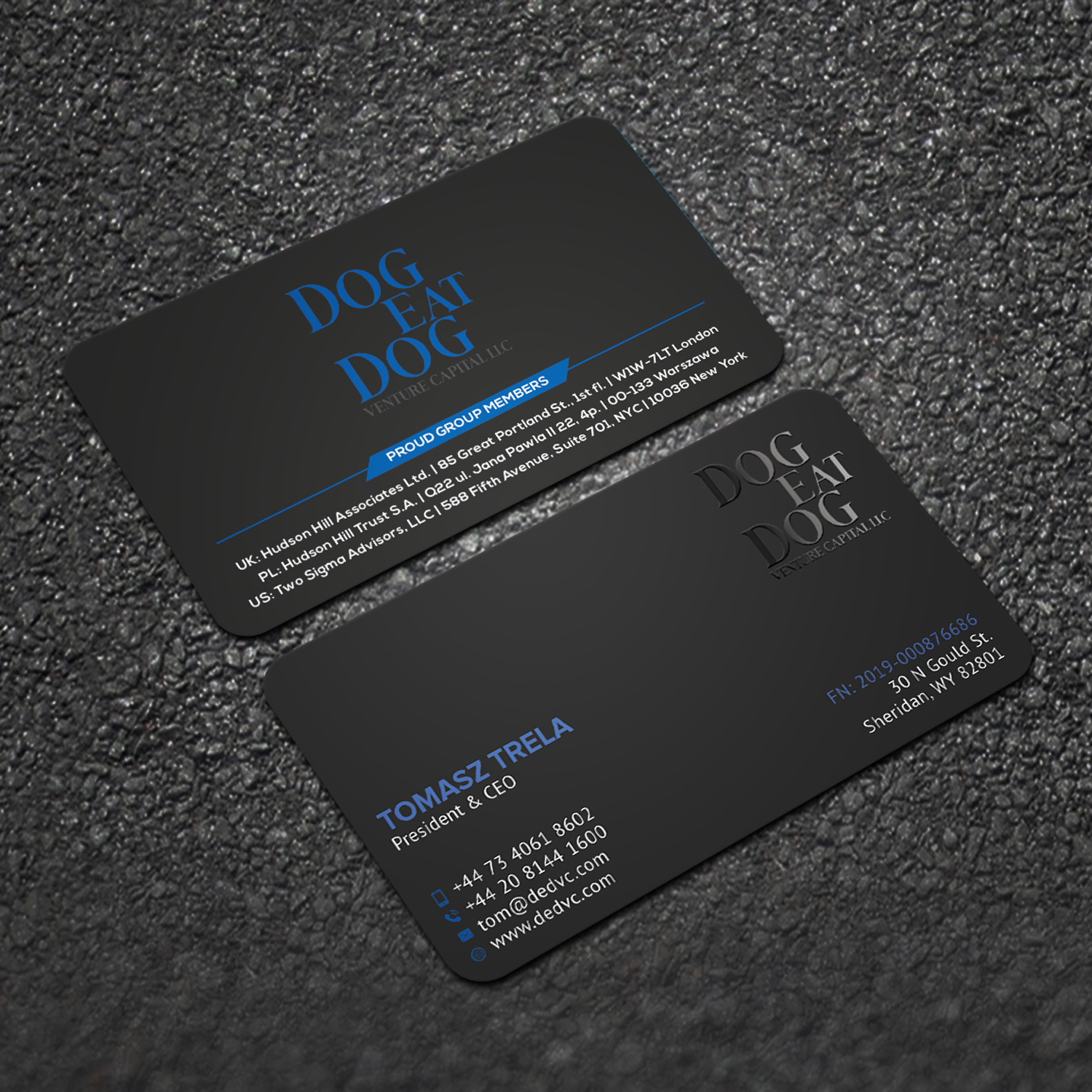 Business Card Design by Sujan4art for Two Sigma Advisors LLC | Design #22629886