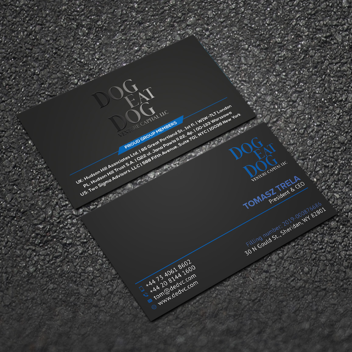 Business Card Design by Sujan4art for Two Sigma Advisors LLC | Design #22629889