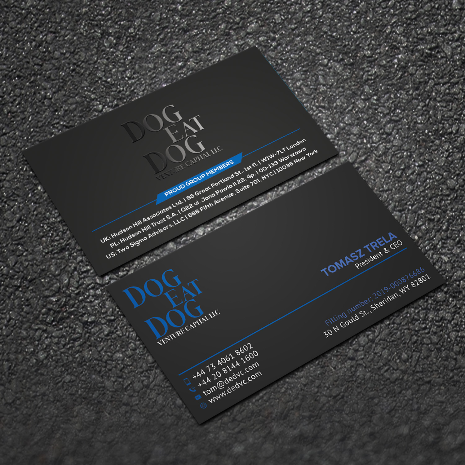 Business Card Design by Sujan4art for Two Sigma Advisors LLC | Design #22629893