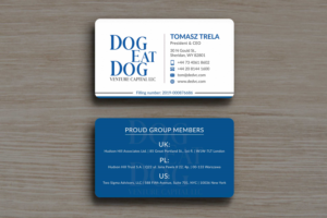 Business Card Design by Musa. A for Two Sigma Advisors LLC | Design: #22630835