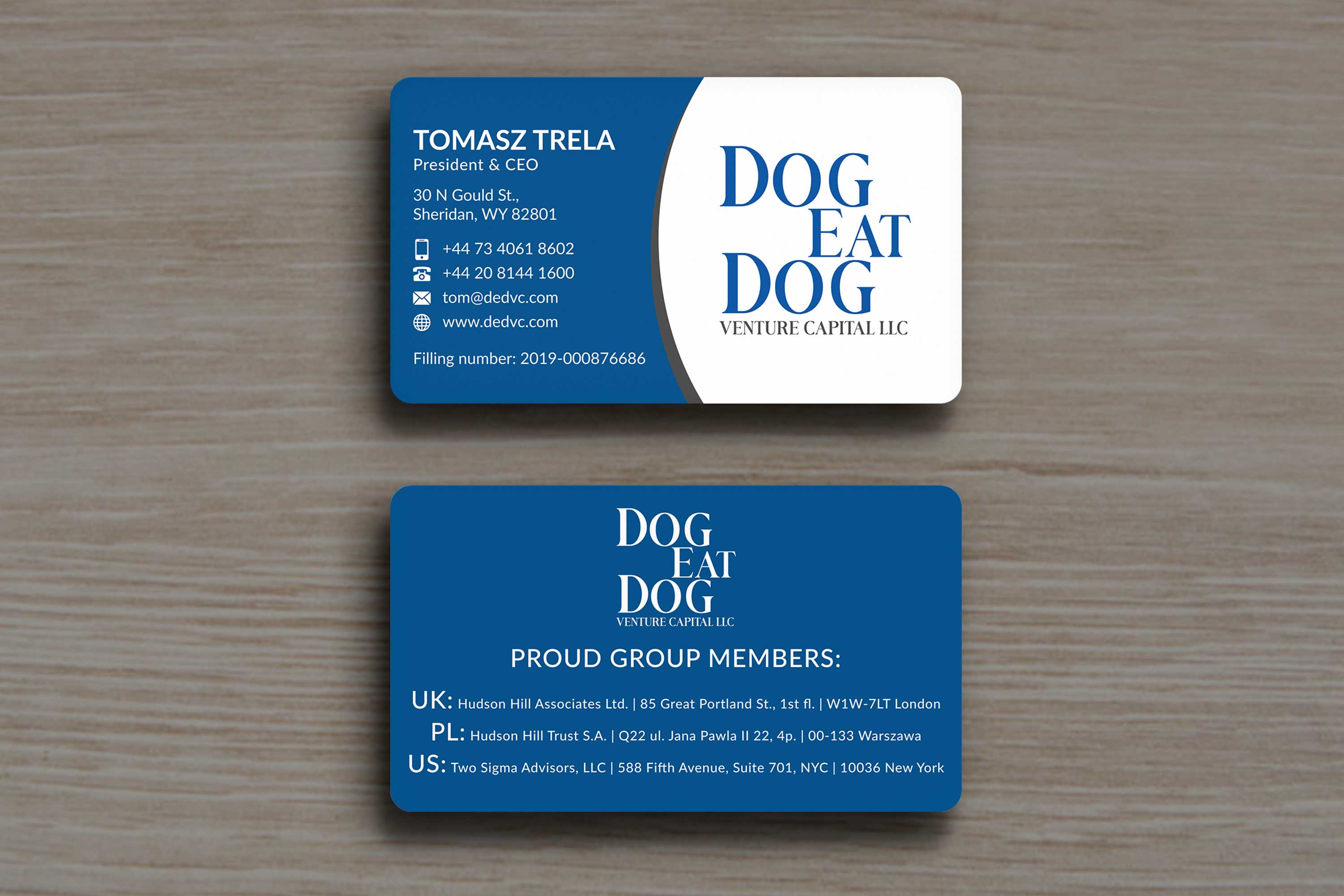 Design de Carte de Visite par Musa. A pour Two Sigma Advisors LLC | Design #22630836