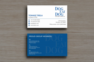 Business Card Design by Musa. A for Two Sigma Advisors LLC | Design: #22630840