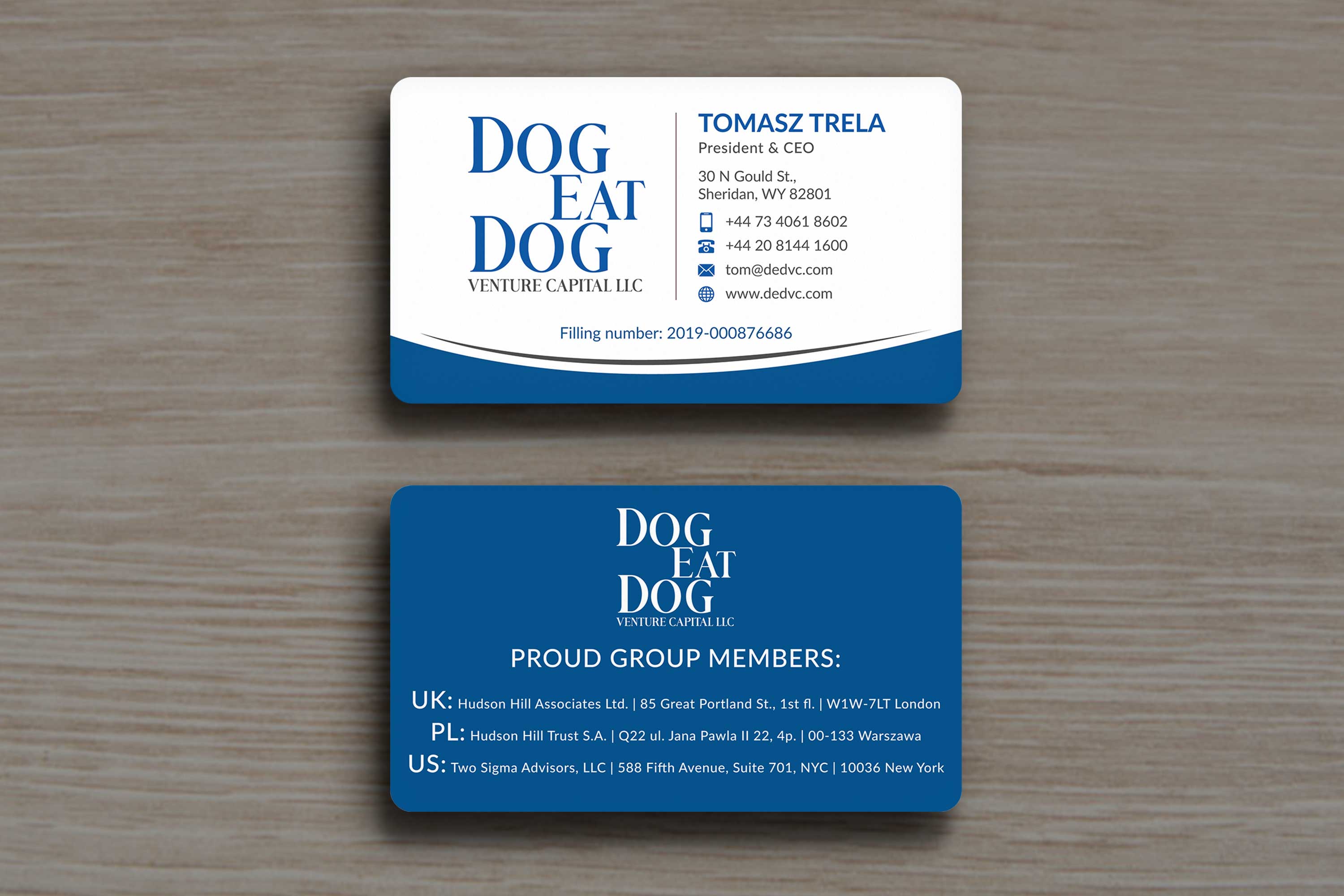 Design de Carte de Visite par Musa. A pour Two Sigma Advisors LLC | Design #22630841