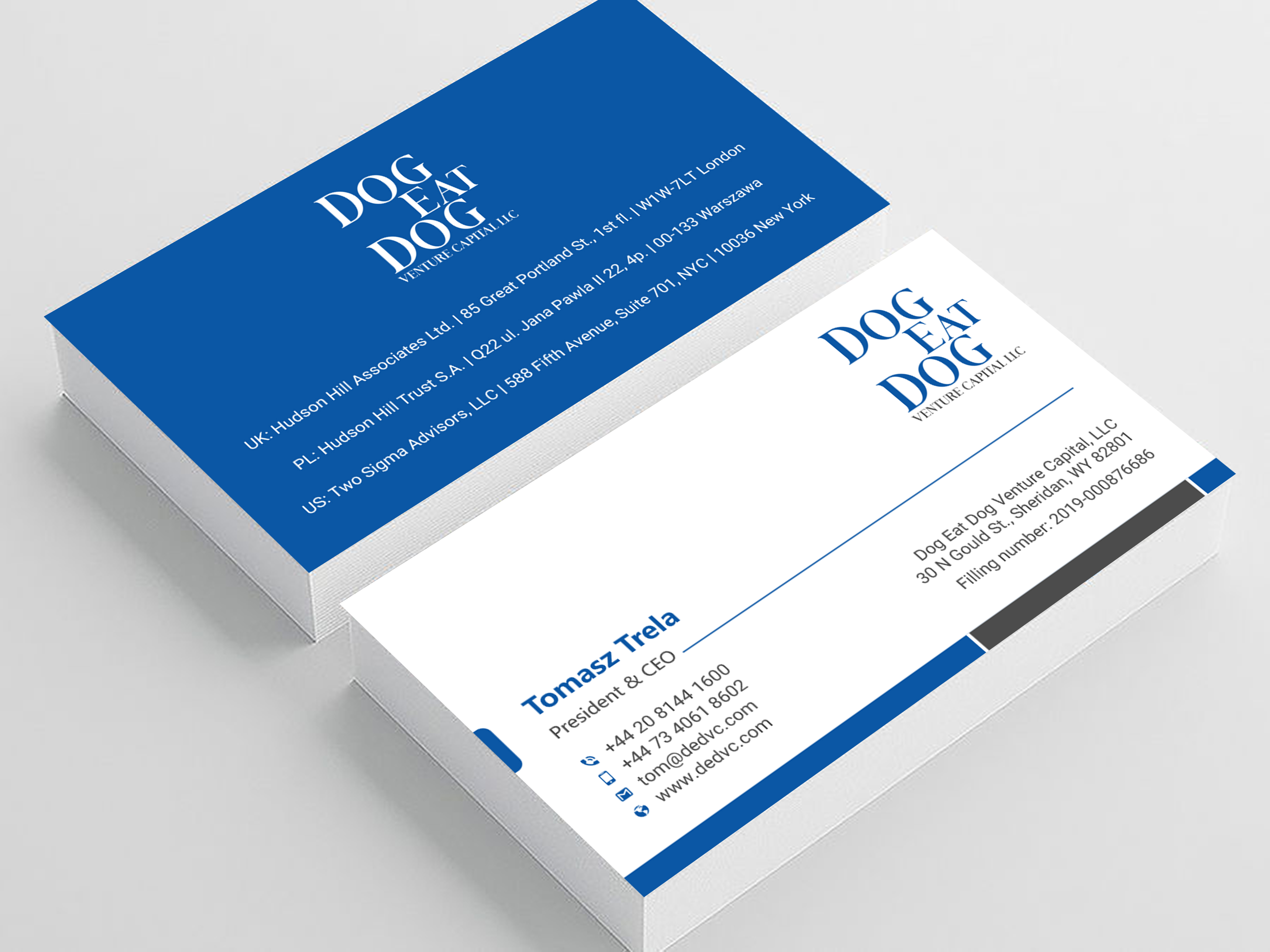 Design de Carte de Visite par Uttom 2 pour Two Sigma Advisors LLC | Design #22627402