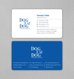 Design de Carte de Visite par Uttom 2 pour Two Sigma Advisors LLC | Design : #22633222