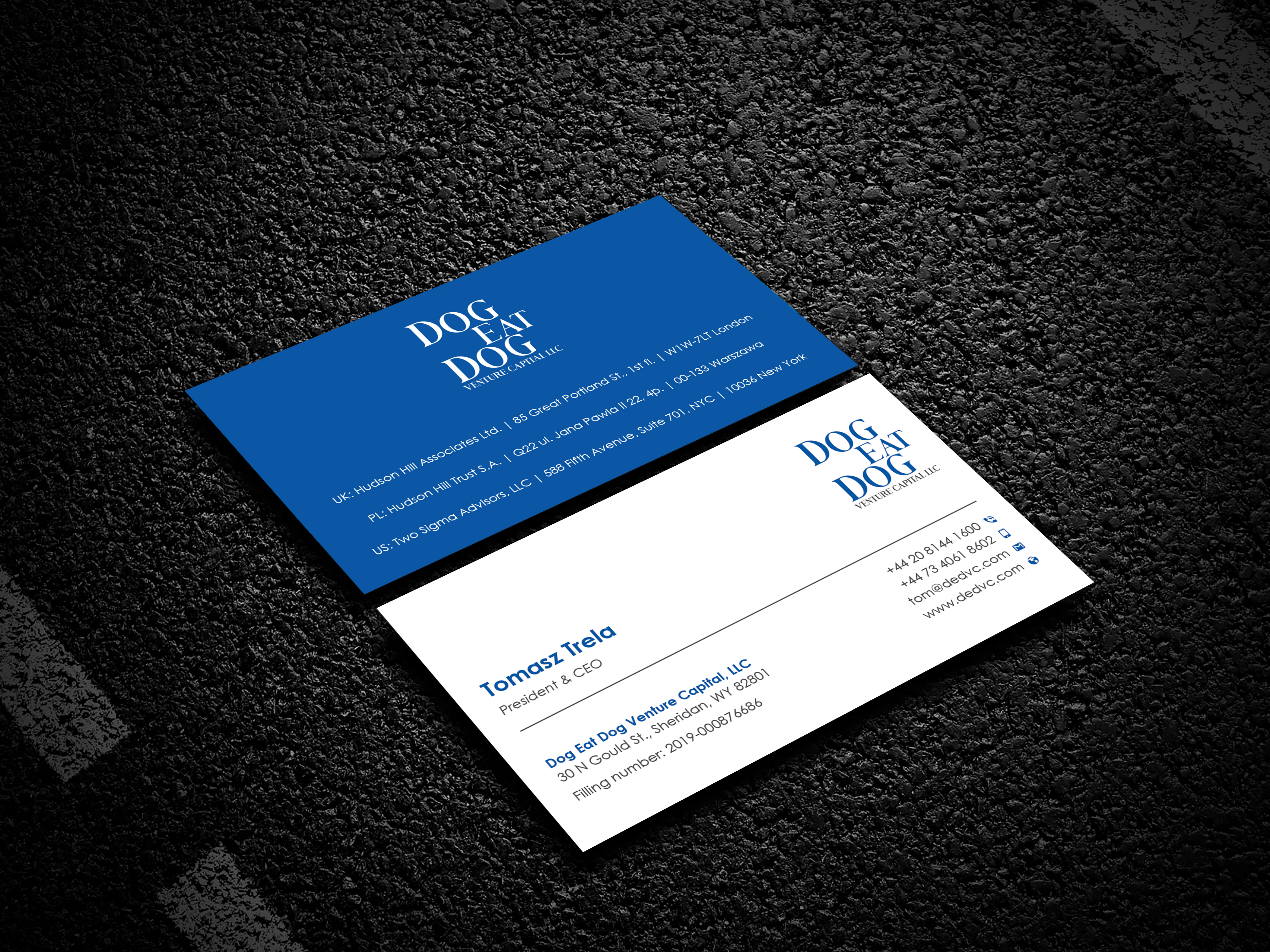Design de Carte de Visite par Uttom 2 pour Two Sigma Advisors LLC | Design #22633431