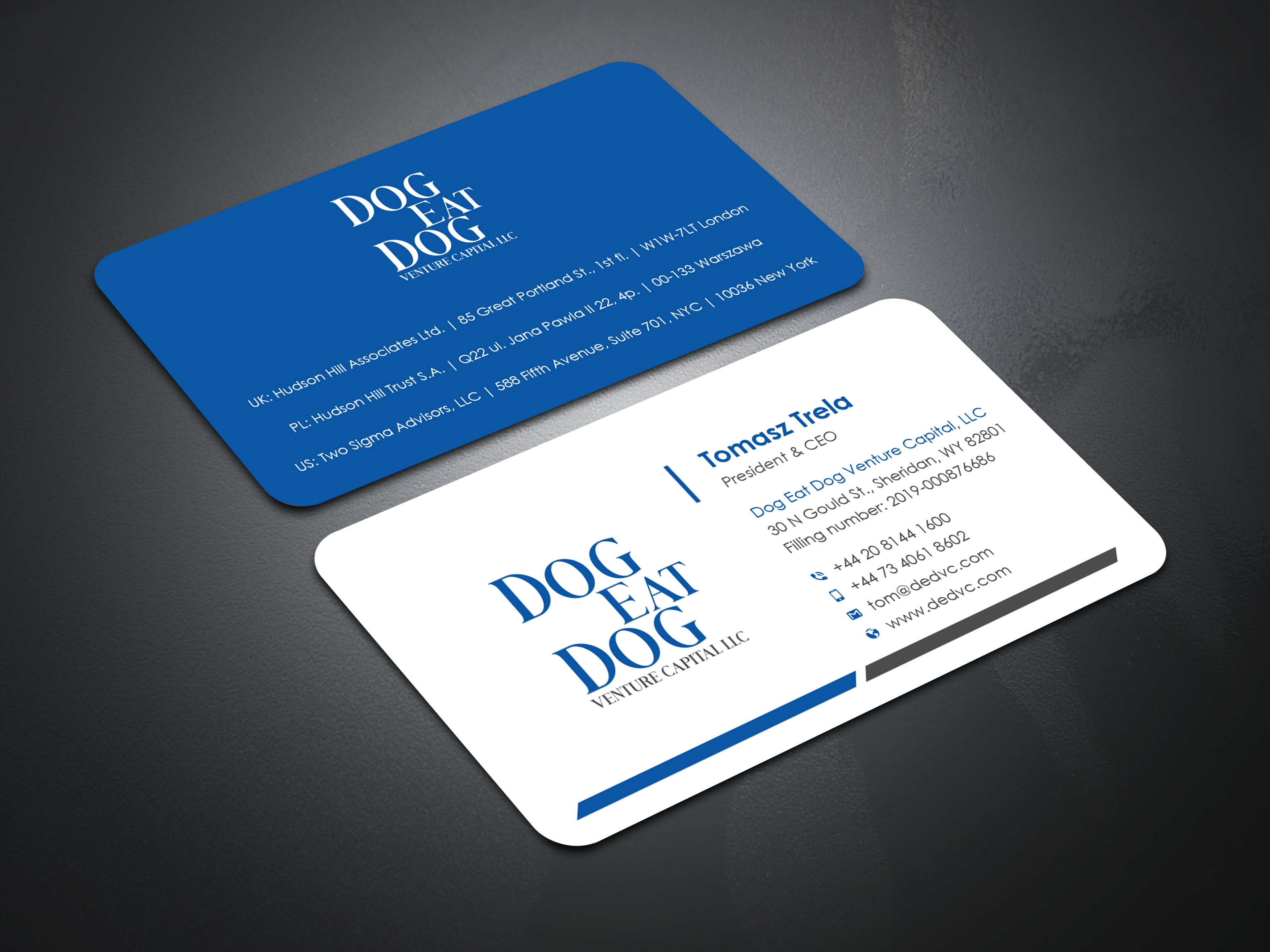 Business Card Design by Uttom 2 for Two Sigma Advisors LLC | Design #22633665