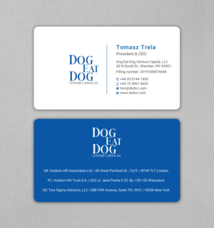 Business cards for investing fund | Visitenkarten-Design von Uttom 2