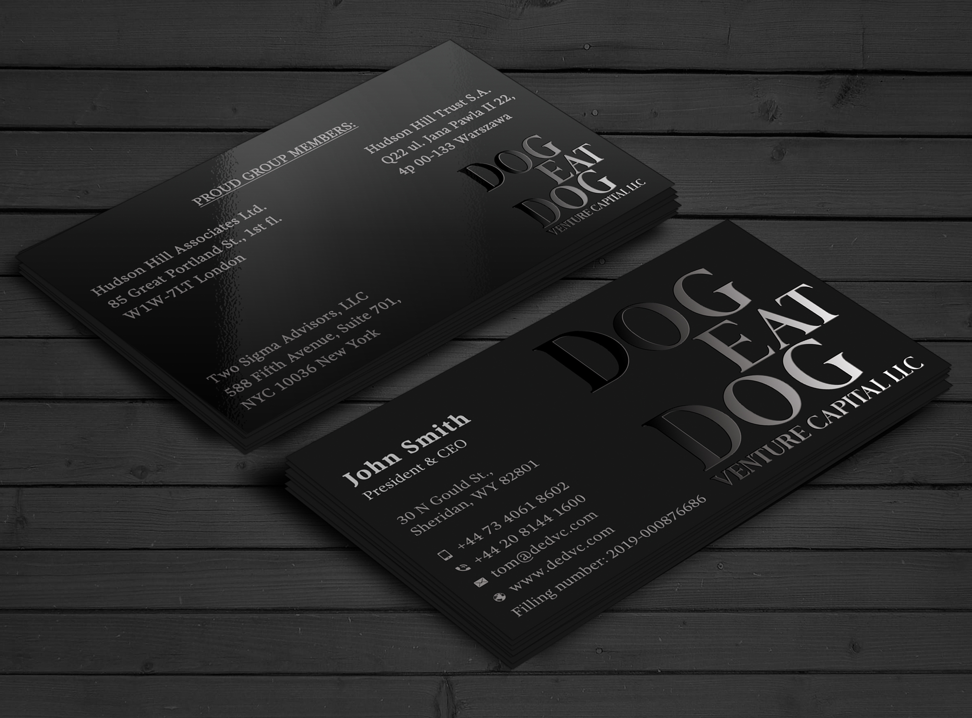 Design de Carte de Visite par Krishno pour Two Sigma Advisors LLC | Design #22631319