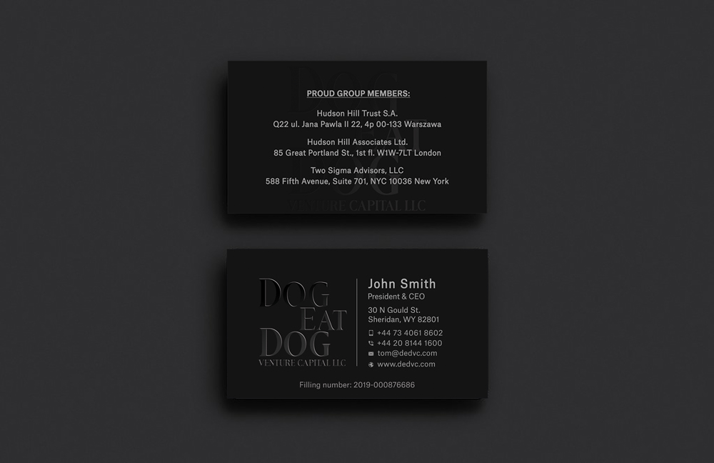 Business Card Design by Krishno for Two Sigma Advisors LLC | Design #22632231