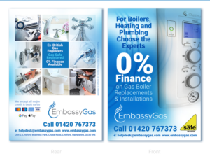 Design for UK based Plumbing & Heating Company | Flyer Design by see why