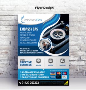 Design for UK based Plumbing & Heating Company | Flyer Design by SAI DESIGNS