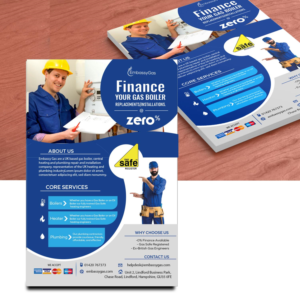 Design for UK based Plumbing & Heating Company | Flyer Design by Finley Johnson