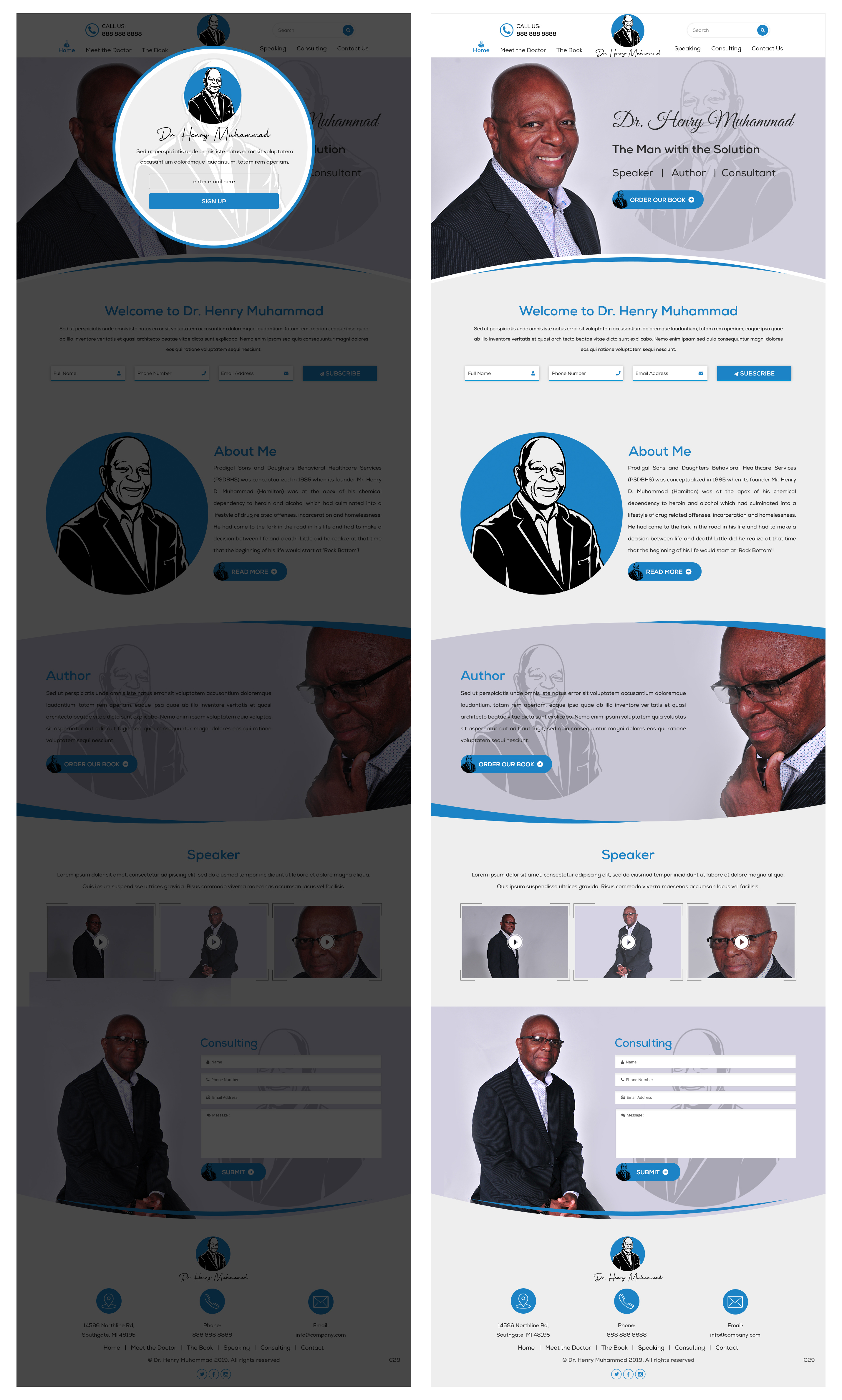 Web Design by pb for Thousand Hills Marketing, LLC | Design #22633754