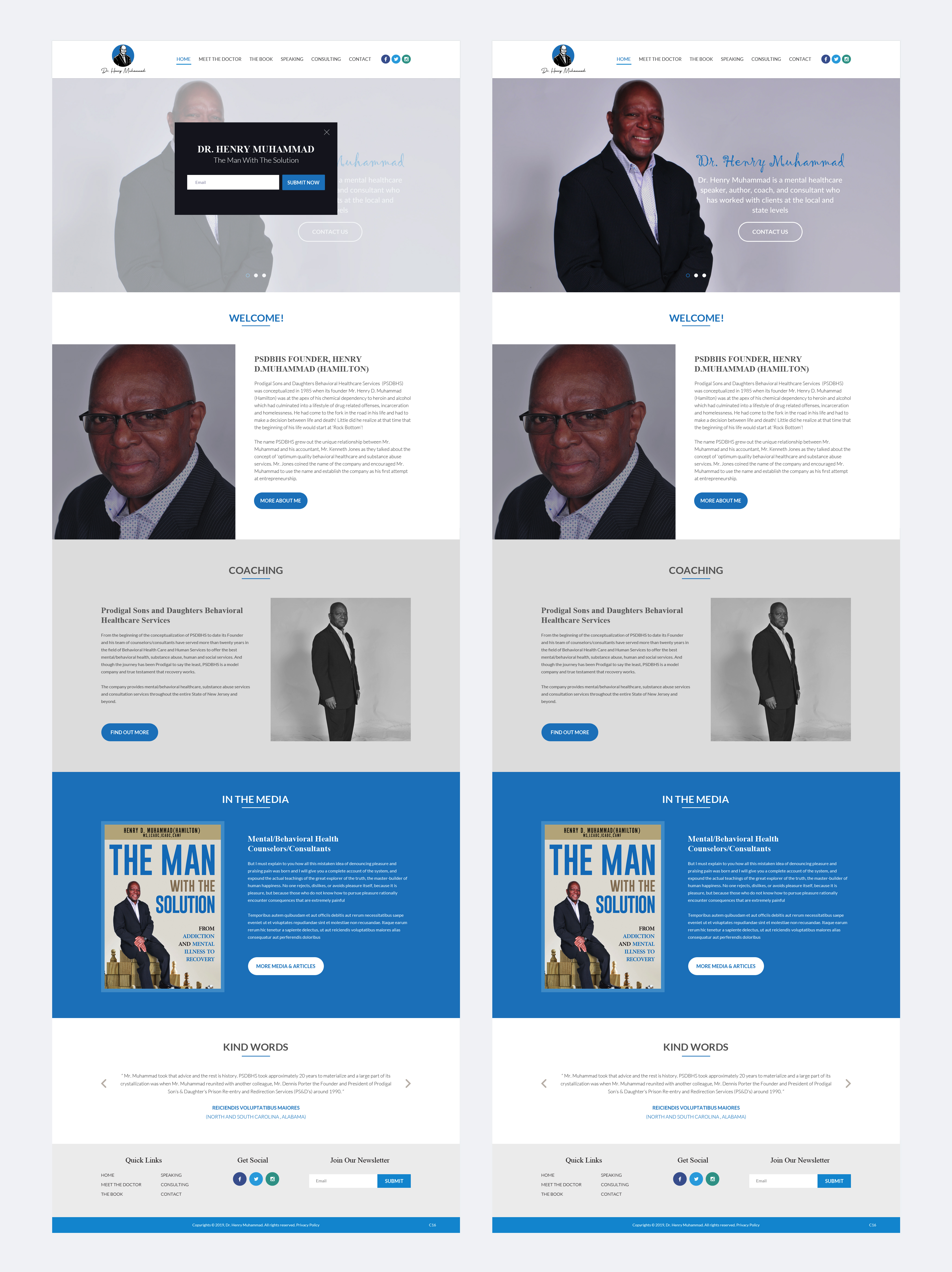 Web Design by pb for Thousand Hills Marketing, LLC | Design #22647095