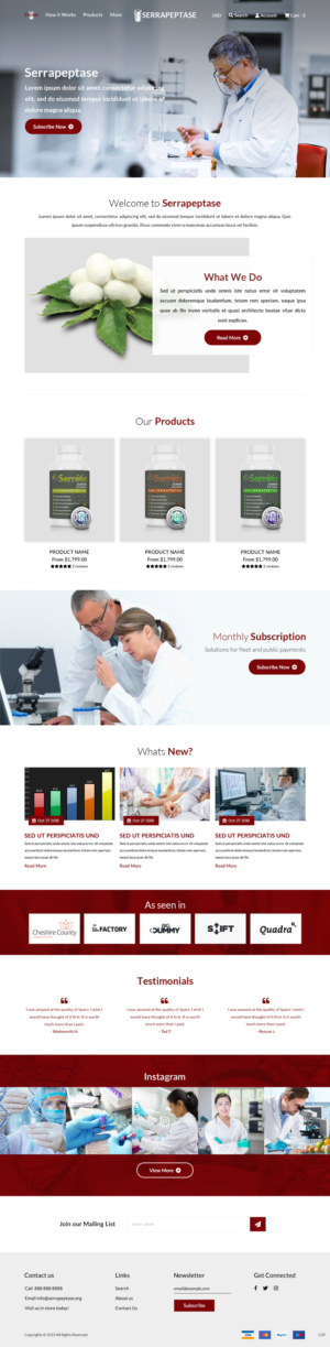 Web Design by pb for this project | Design: #22633791