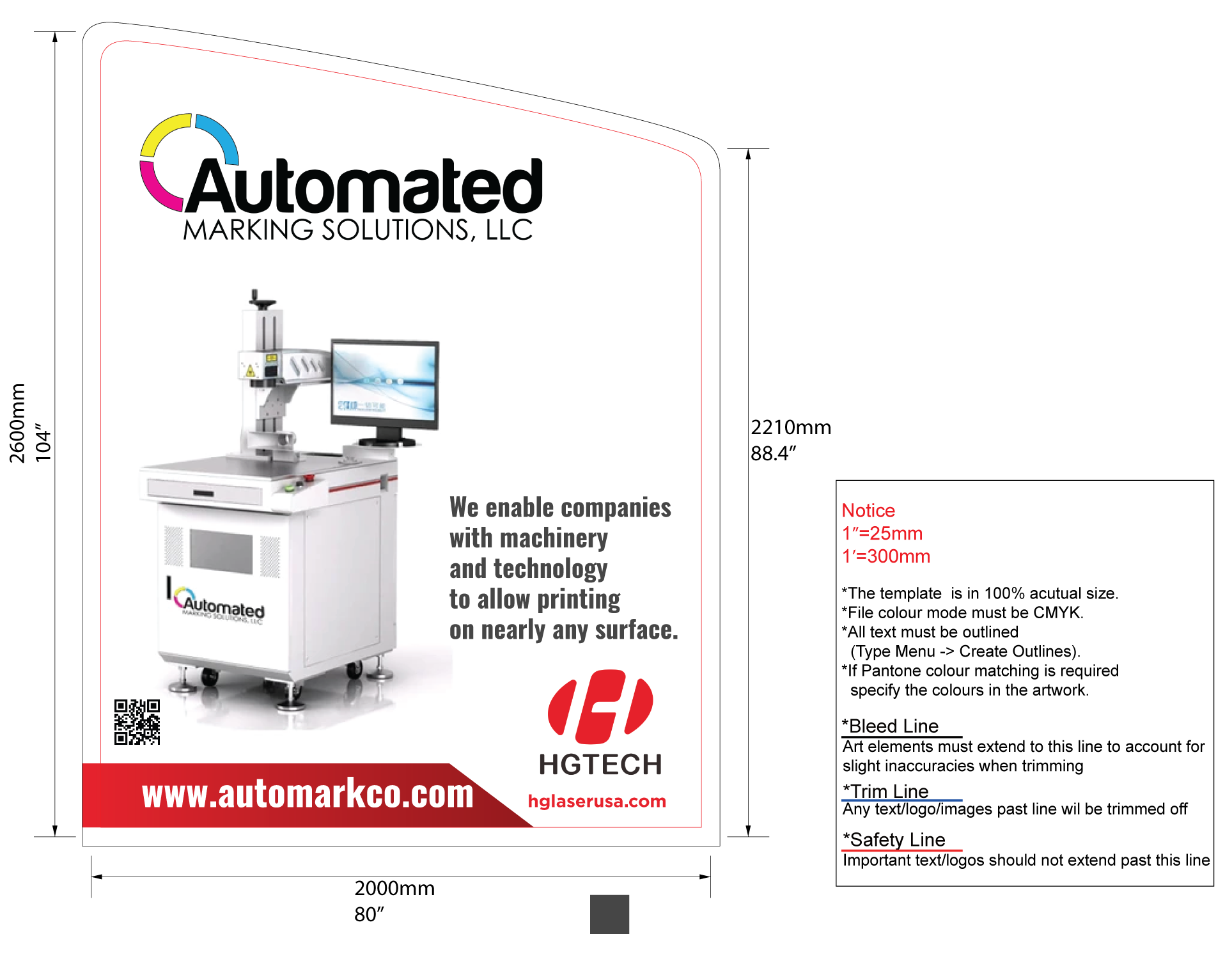 Trade Show Booth Design by Sergio Coelho for Automated Marking Solutions, LLC  | Design #22663188
