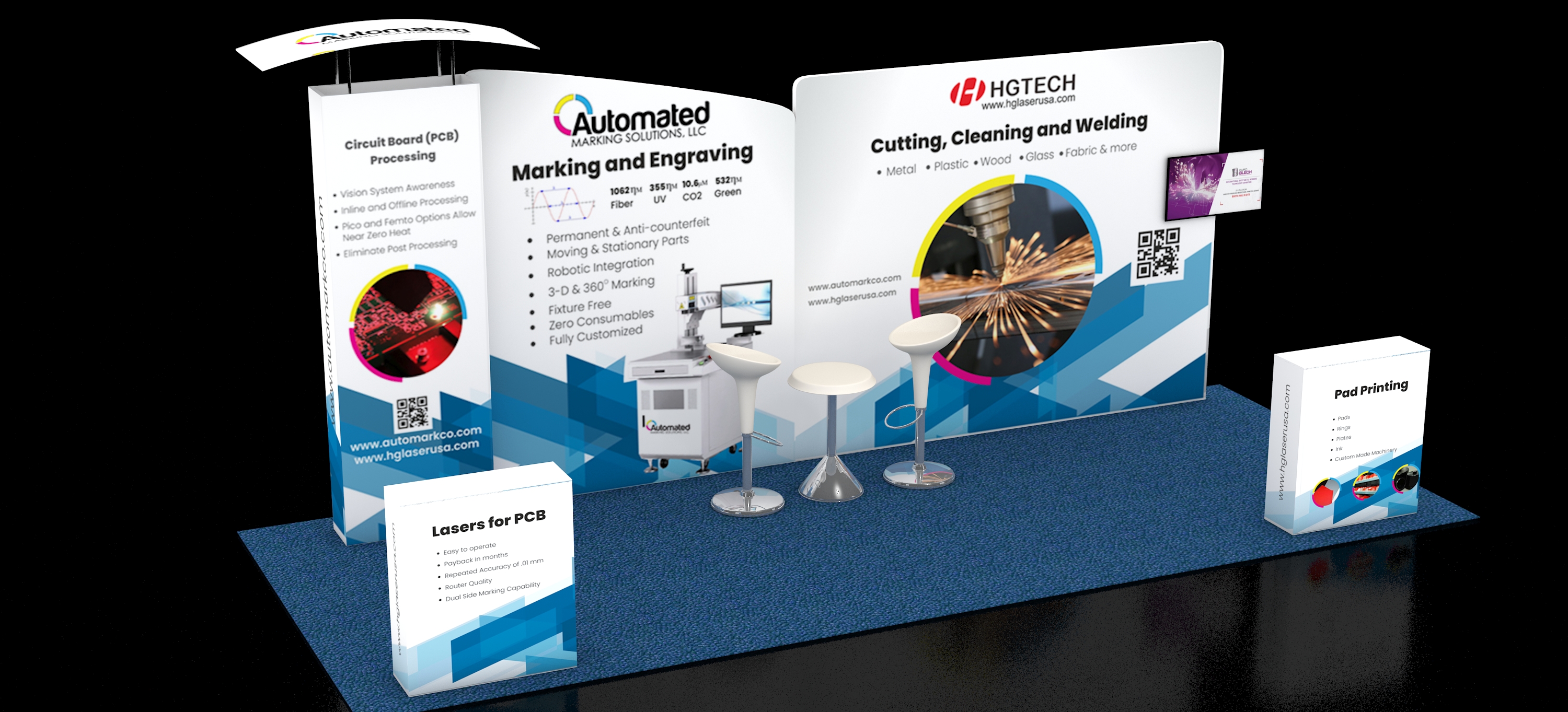 Diseño de Stand de Feria por Bins para Automated Marking Solutions, LLC  | Diseño #22680566