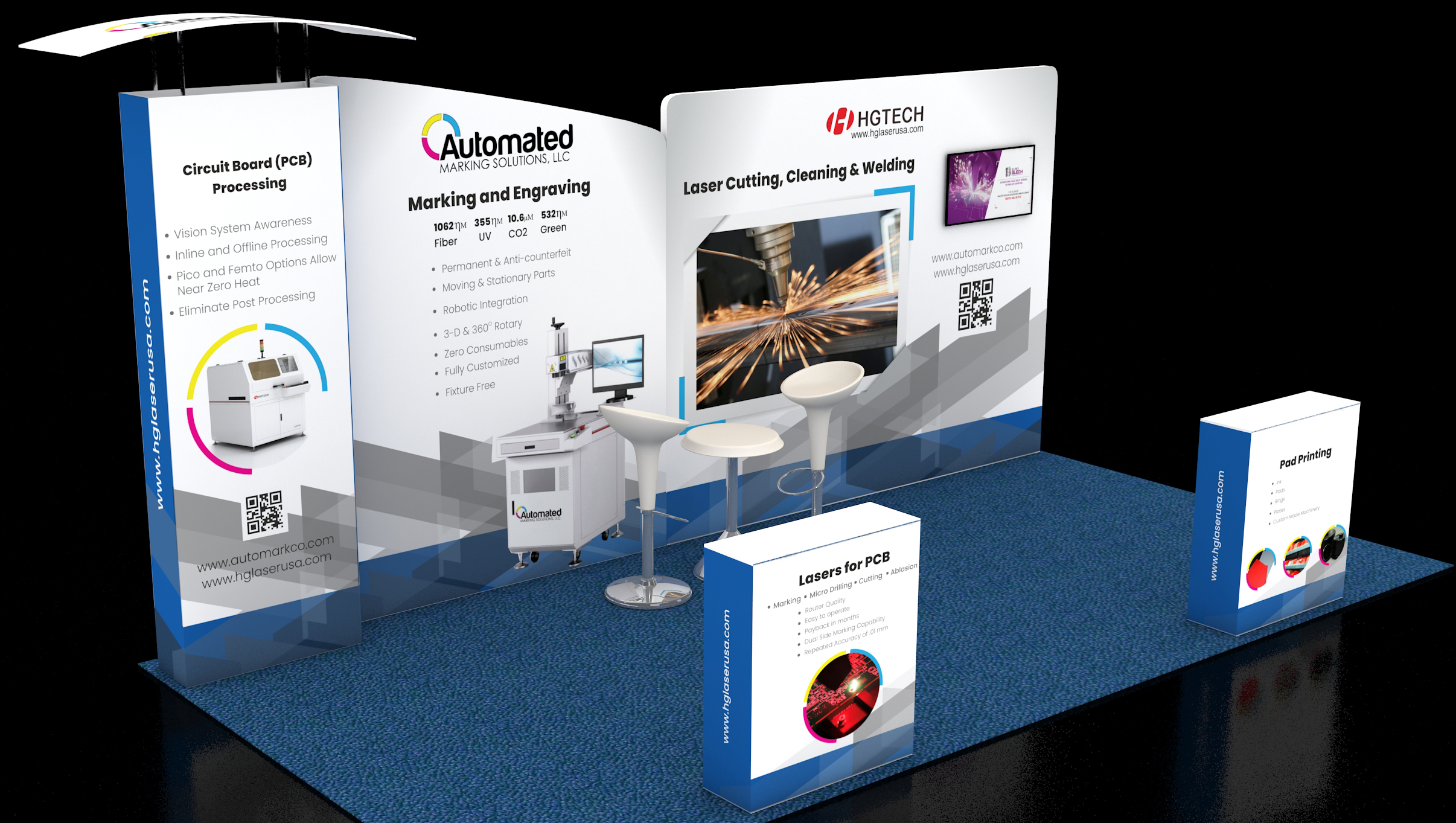 Trade Show Booth Design by Bins for Automated Marking Solutions, LLC  | Design #22685357