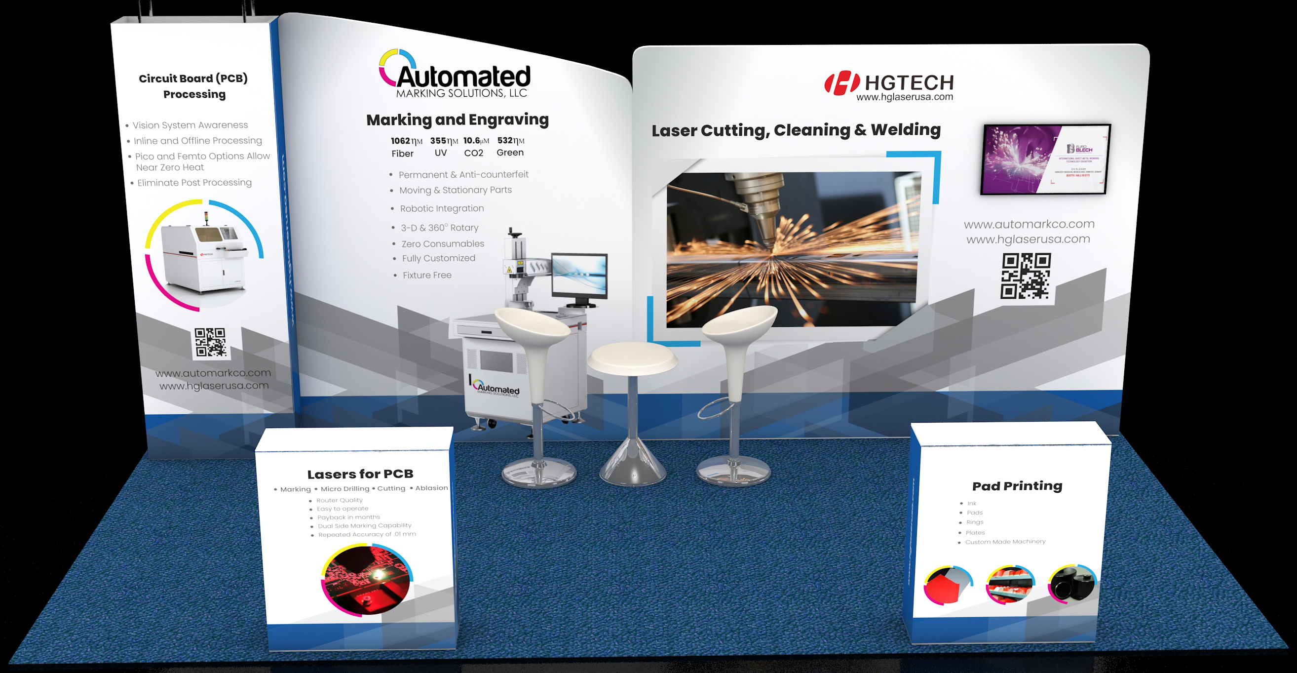 Trade Show Booth Design by Bins for Automated Marking Solutions, LLC  | Design #22685359