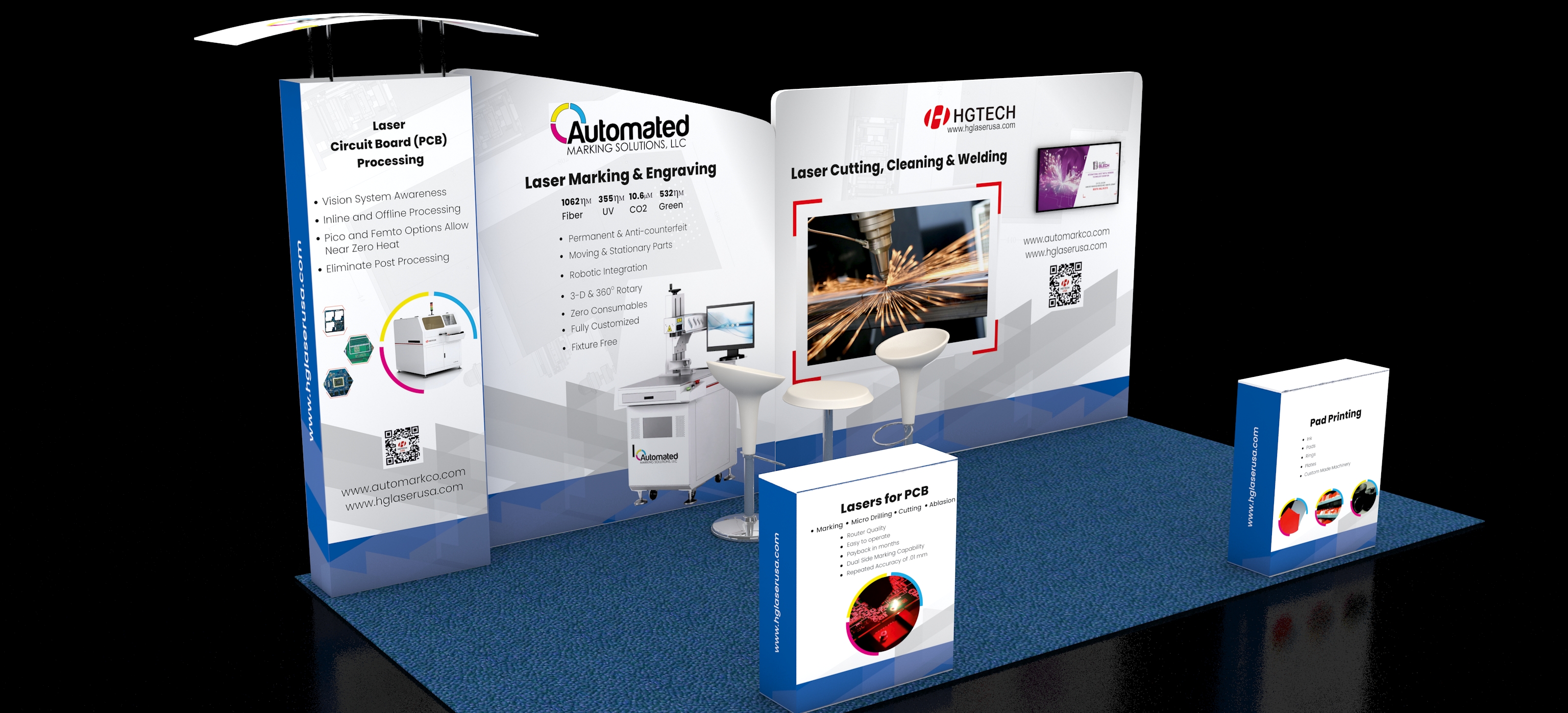 Trade Show Booth Design by Bins for Automated Marking Solutions, LLC  | Design #22698618