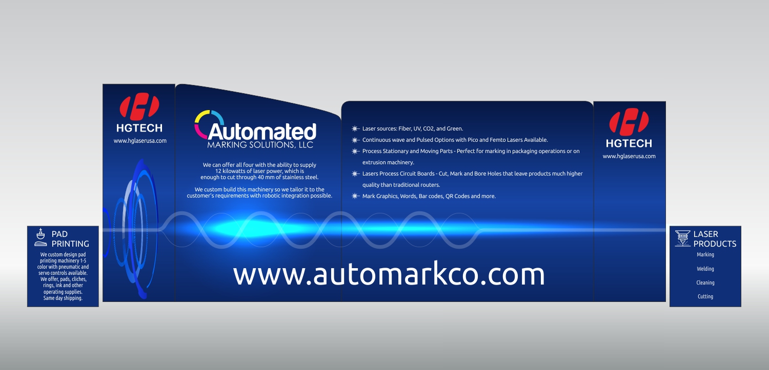 Trade Show Booth Design by Maestroto for Automated Marking Solutions, LLC  | Design #22657500