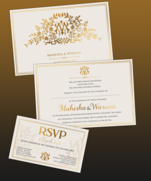 Wedding Invitation Card Design | Diseño de Papelería por Kero