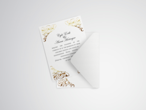 Wedding Invitation Card Design | Diseño de Papelería por nafizrahat