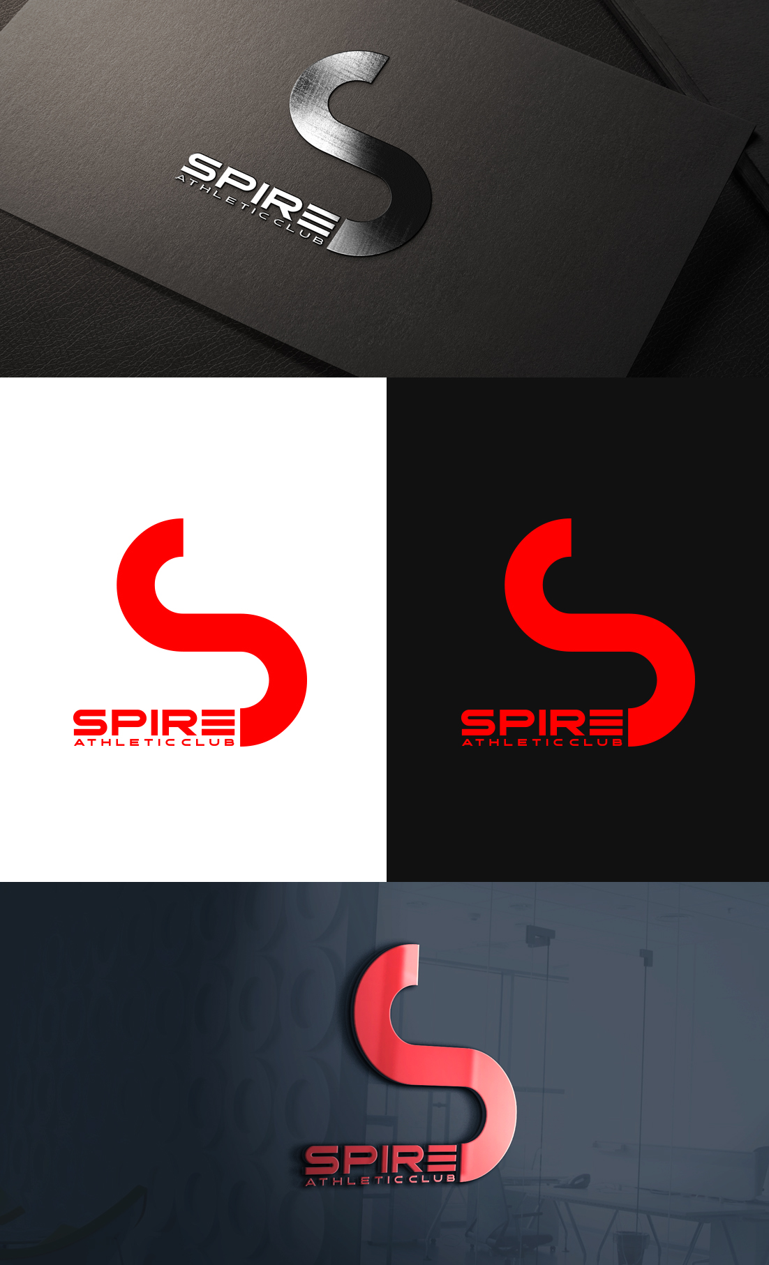 Logo Design by GLDesigns for Spire Athletic Club  | Design #22635050