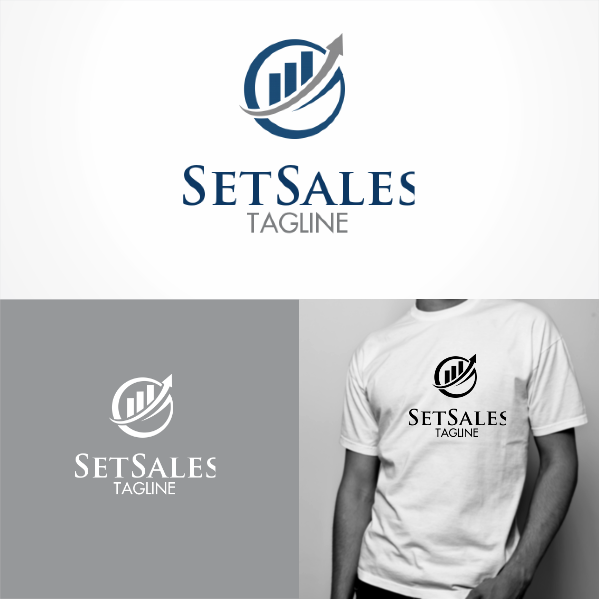 Logo Design by PlayNoww for SetSales | Design #22651458