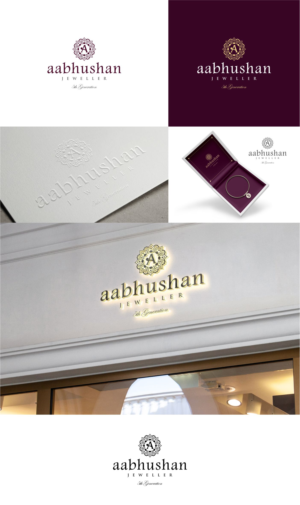 aabhushan (Jewels or Jewelers) 5th Generation  | Logo Design by Zeph Design