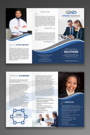 Company Services Brochure - Infinite Solutions Enterprises | Design de Brochure par OwnDesign