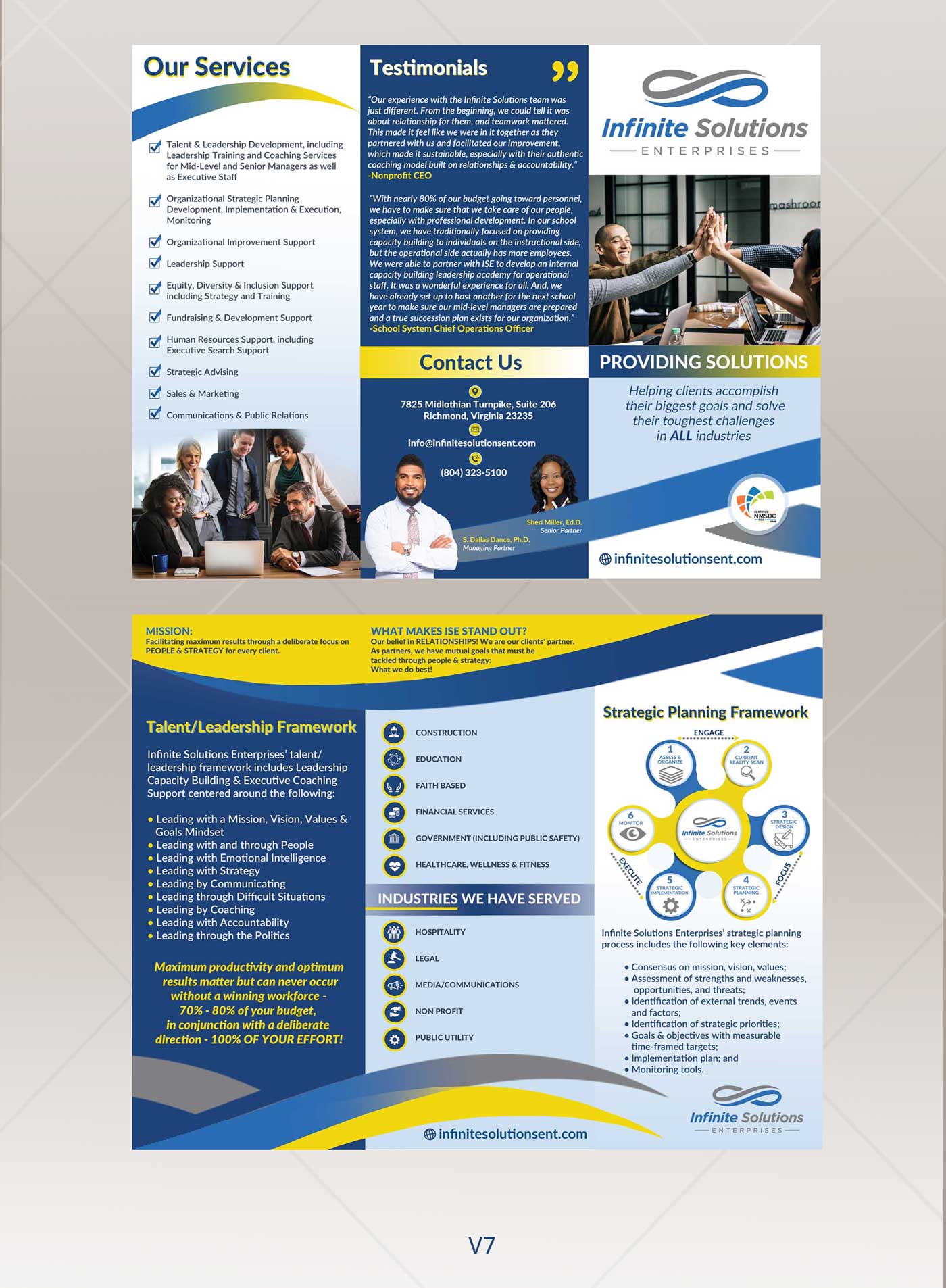 Brochure Design by DA. for The DDance Group | Design #22655359