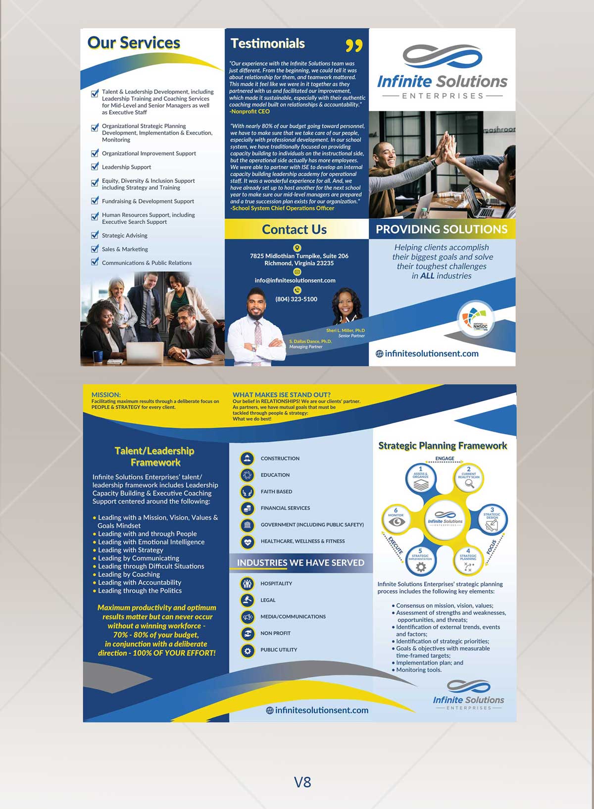 Brochure Design by DA. for The DDance Group | Design #22660444
