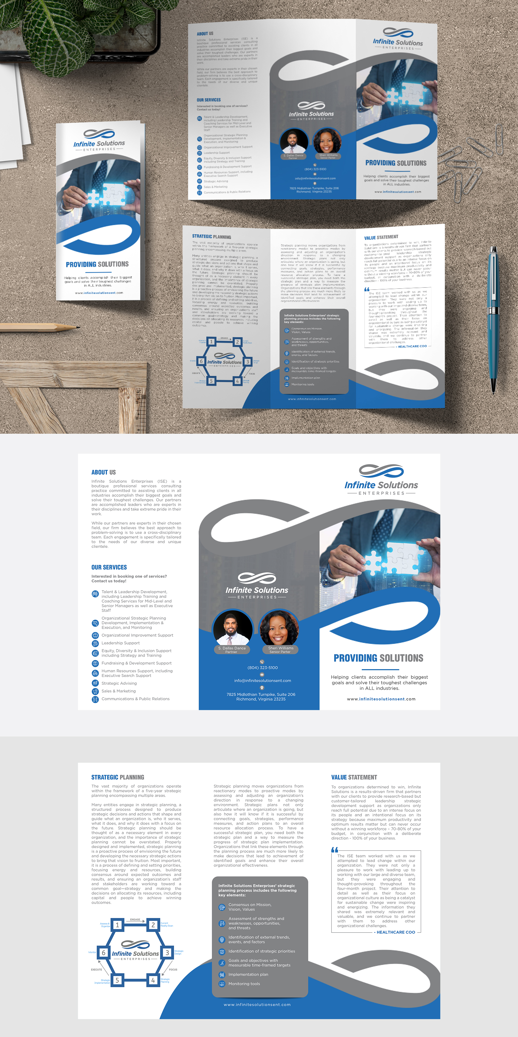 Brochure Design by ZeneFashions for The DDance Group | Design #22654287