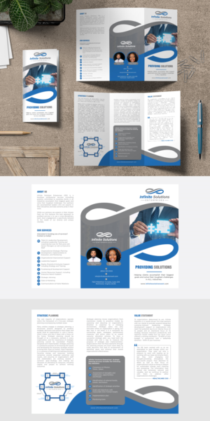 Company Services Brochure - Infinite Solutions Enterprises | Design de Brochure par ZeneFashions