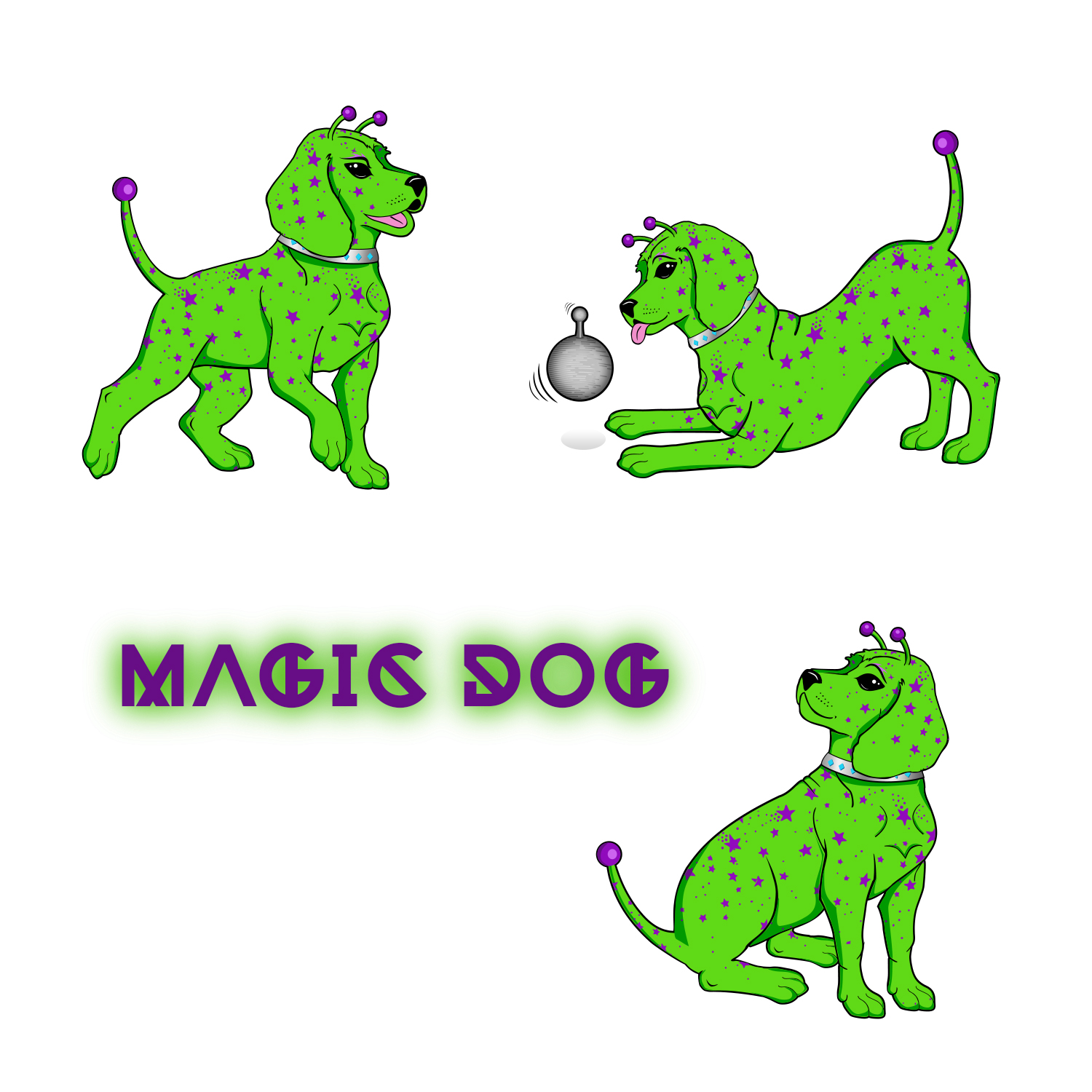 Figur-Design von borzoid für Magic Dog | Design #22675497