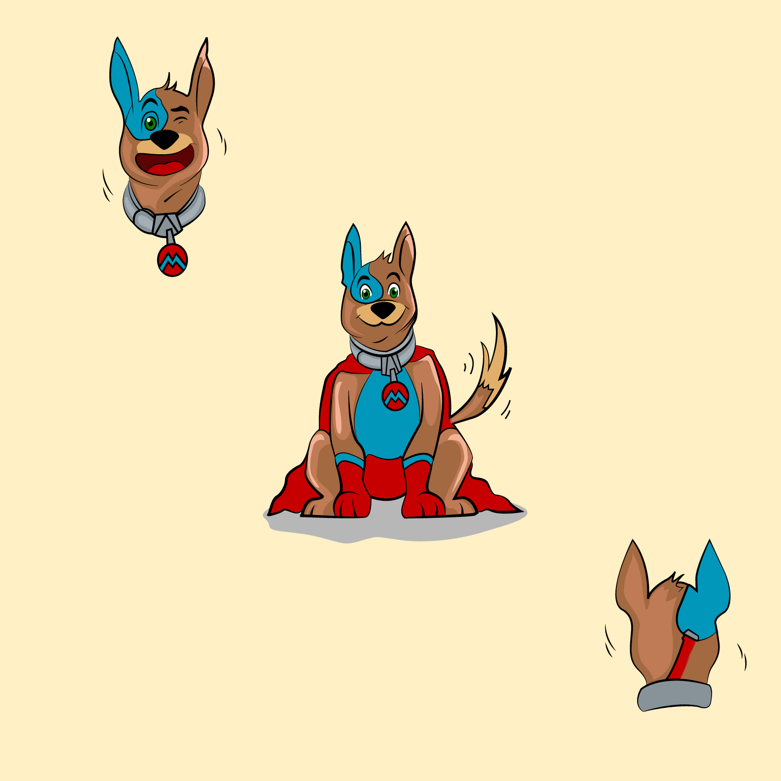 Character Design by EnRobotics for Magic Dog | Design: #22655574