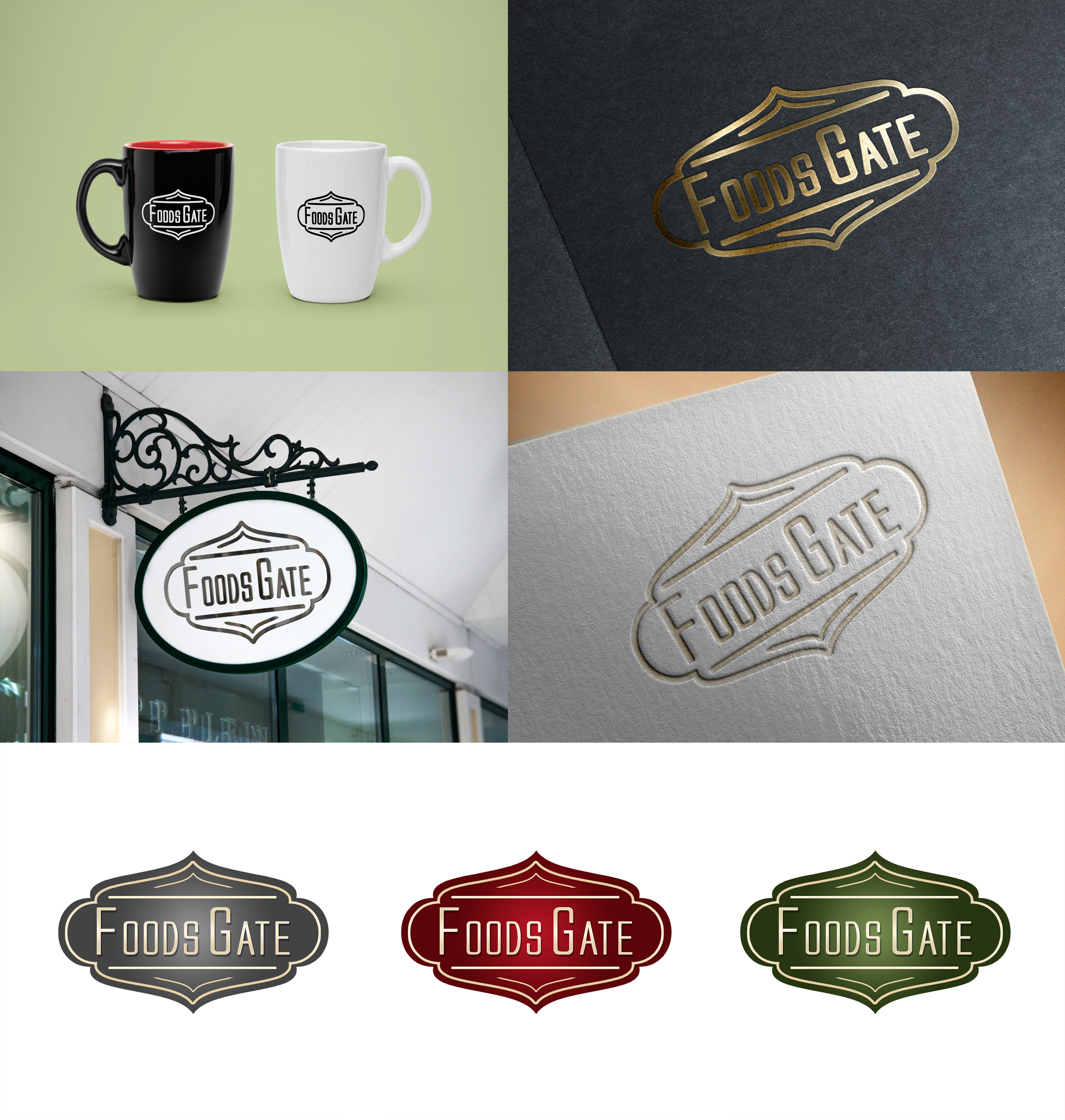 Logo Design by Glogo Studio for Foodsgate  | Design #22671220