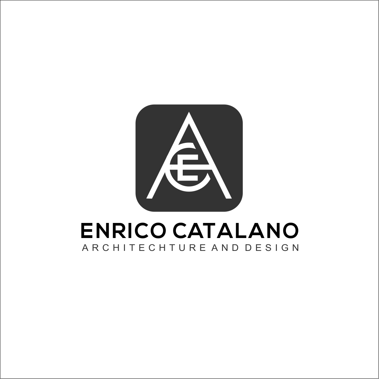 Logo Design by debdesign for enrico catalano architecture and design pty ltd | Design #22645138