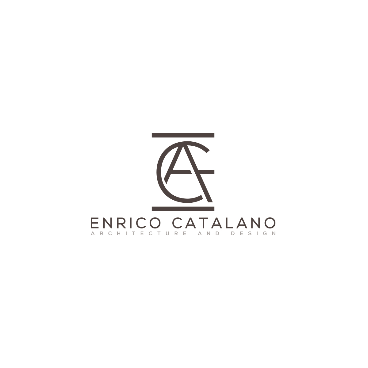 Logo Design by M.CreativeDesigns for enrico catalano architecture and design pty ltd | Design #22647005