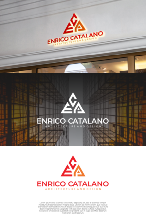 enrico catalano architecture and design | Logo Design by laba tiada henti
