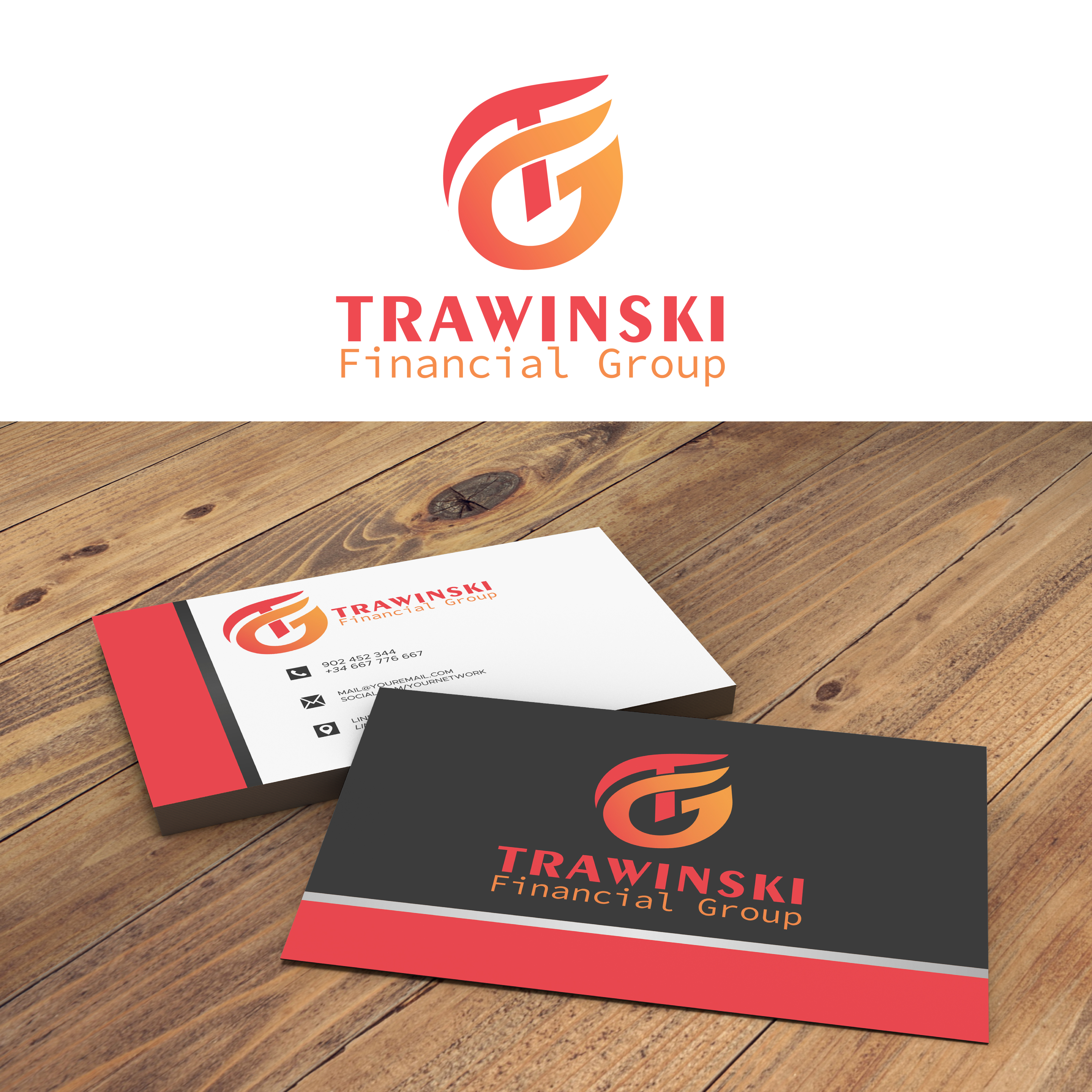 Logo Design by jendral aries 2 for Trawinski Financial Group | Design #22649363