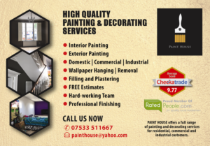 Flyer Design by Venus L. Penaflor for Paint House Decorating | Design: #22647110